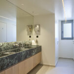 Oak On Plywood & Ceramic Marble Like Slab