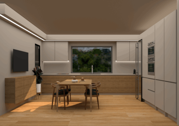 Oak & Laquered Glyfada - Image 1