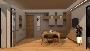 Oak & Laquered Glyfada - Image 5