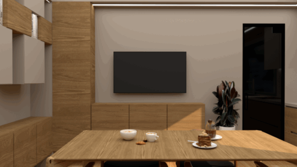 Oak & Laquered Glyfada - Image 4