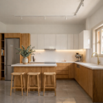 Oak & White Glossy P. Faliro