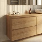 Natural Oak Bathroom Vanity - Image 2