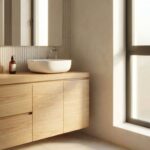 Natural Oak Bathroom Vanity - Image 3