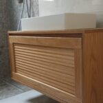 Slatted Plywood on Oak