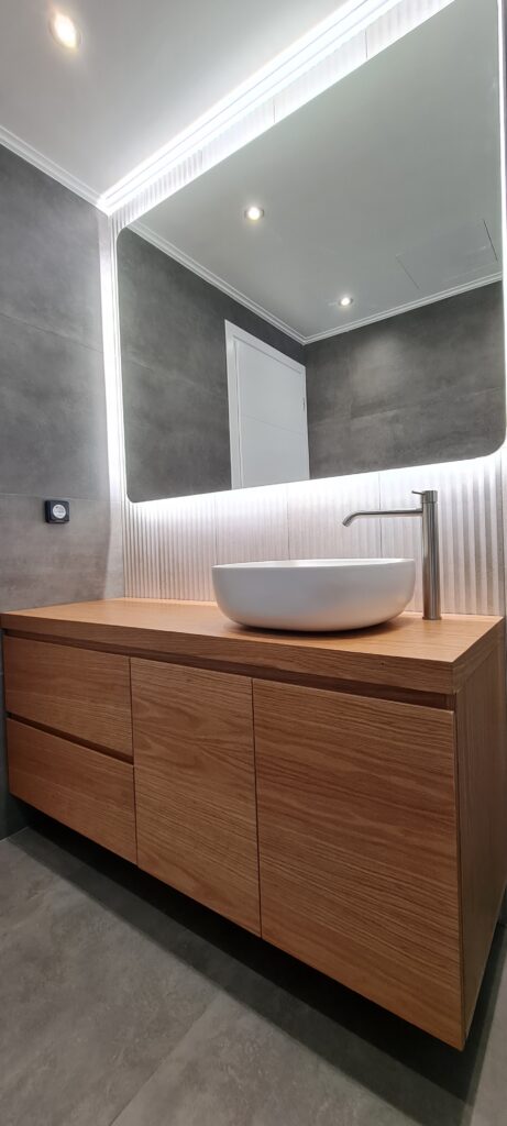 Natural Oak Bathroom Vanity - Image 2