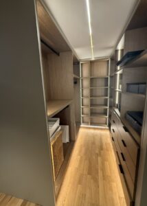 Natural Pacific Walnut Walk in Closet