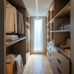 Natural Pacific Walnut Walk in Closet