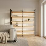 The Lumina Oak Shelving