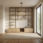The Oak Scaffold Bookcase