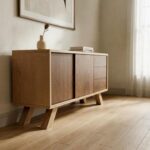 The Slope Walnut Sideboard
