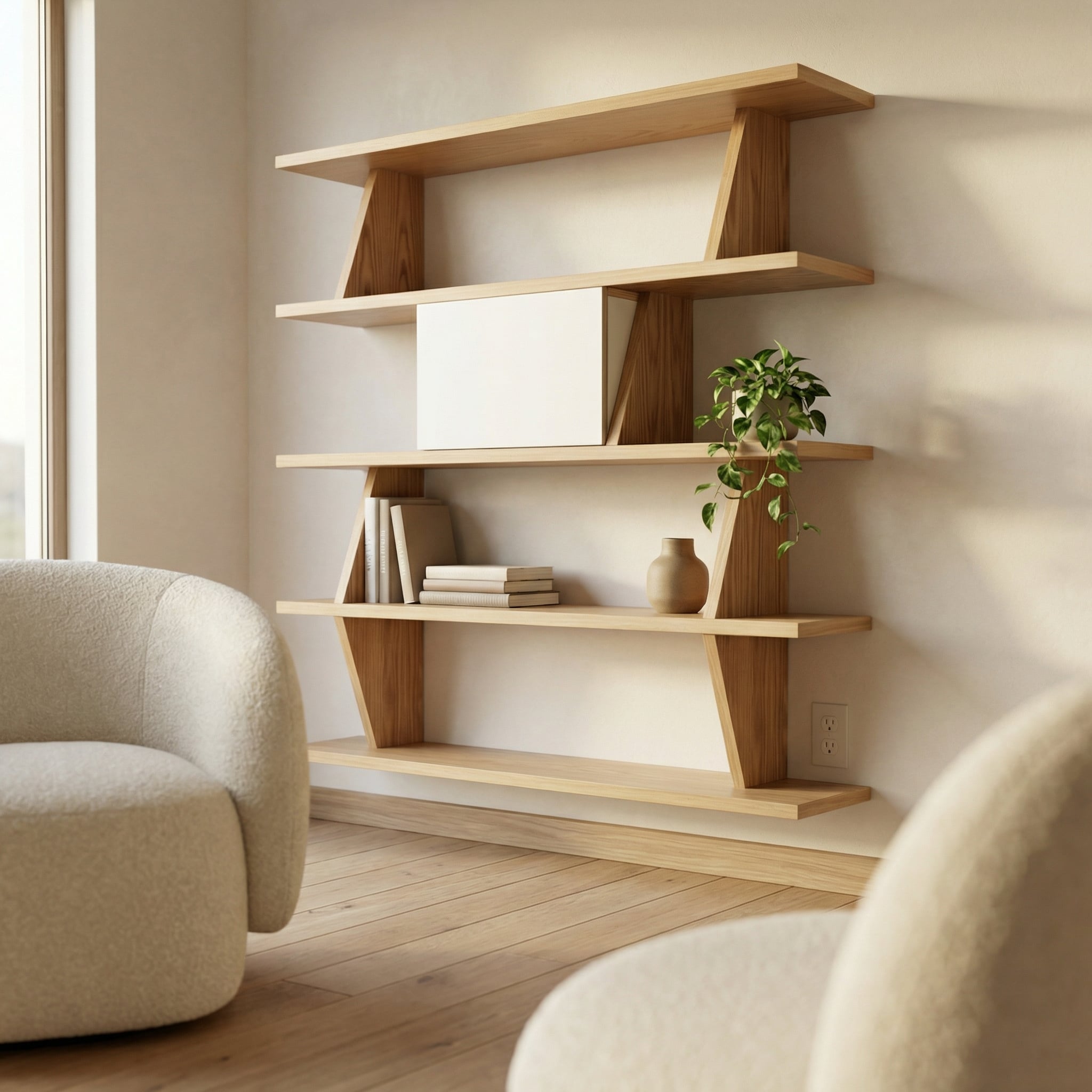 mQoIBjjZMaTTsEGbs8TjU_1xL8YP99_00001 The Overhang Bookshelf - Image 1