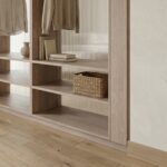 The Reeded Glass Partition Open Closet - Image 3