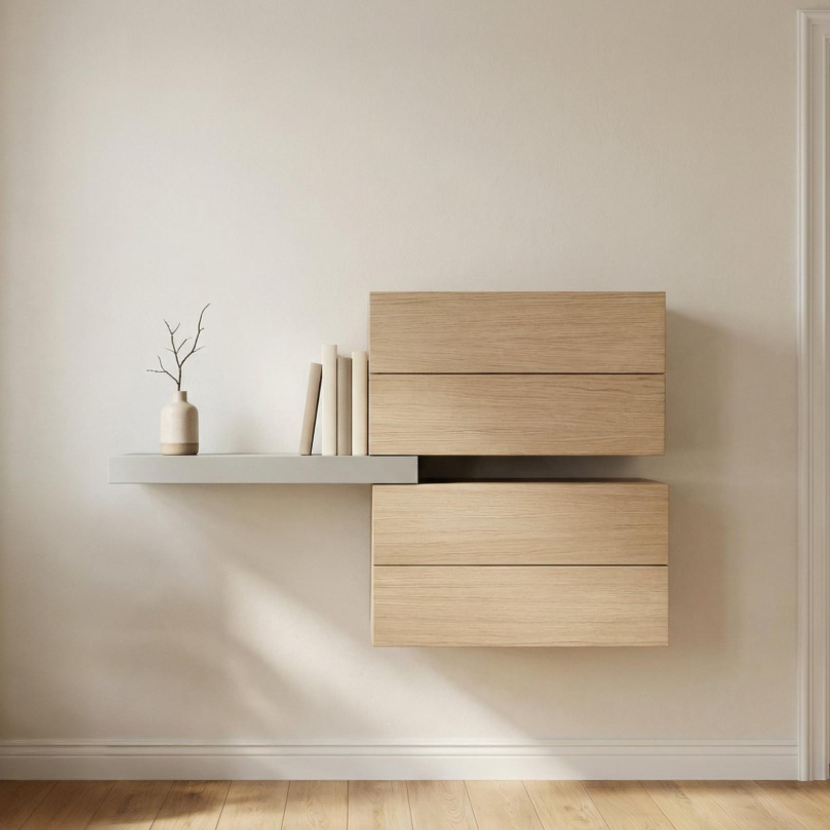 rYnbW_UHOEgW4jvq3oQUP_rqV42cKm_00001 Split-Level Oak Console - Image 1