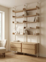 The Bone-White Spine Bookcase