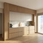 The Recessed Wood-Framed Kitchen