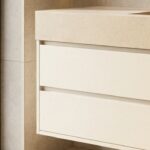 Limestone & Ivory Floating Vanity - Image 3