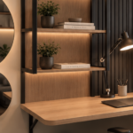 Industrial Loft Wall-Mounted Desk Suite - Image 2